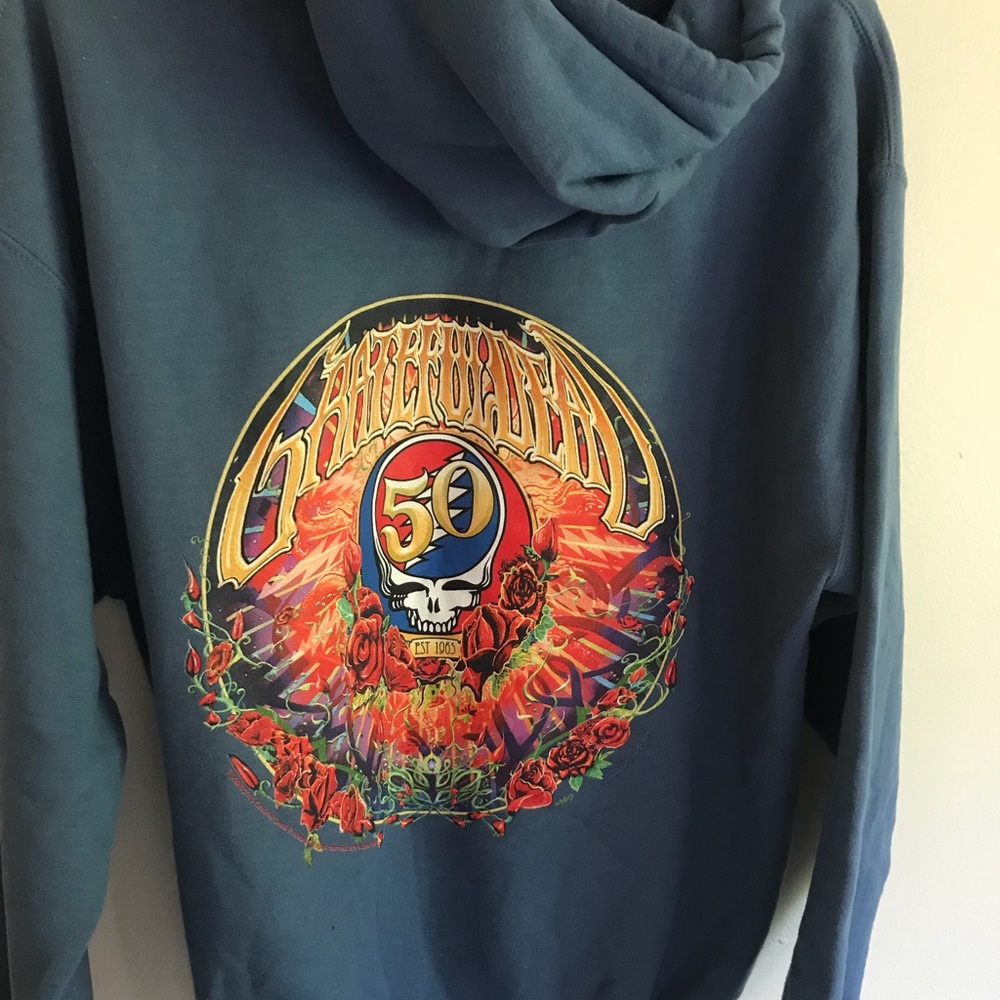 GRATEFUL DEAD ORIGINAL 50th ANNIVERSARY HOODIE